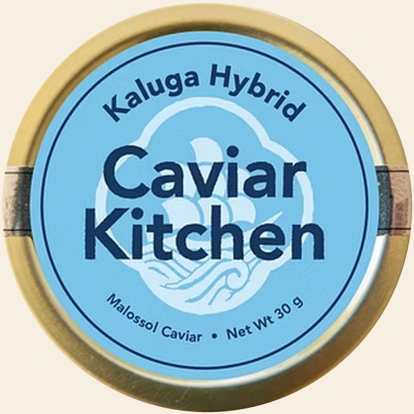 Kaluga Hybrid caviar tin
