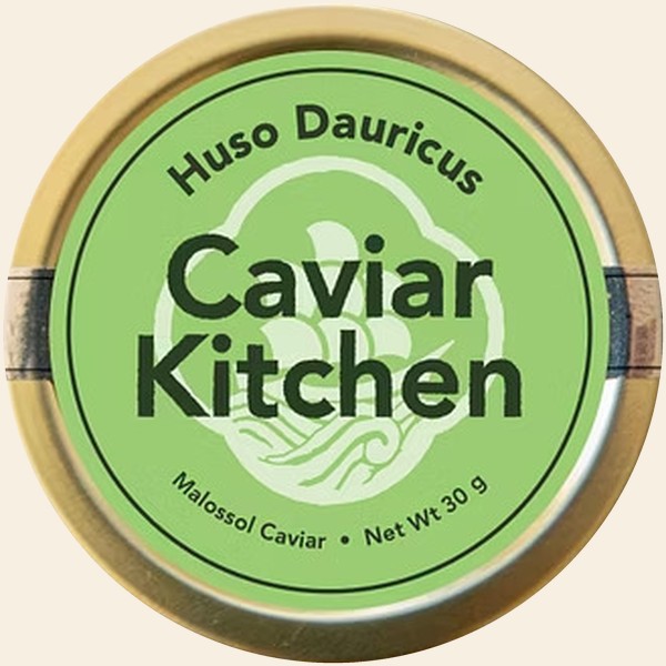 Huso Dauricus caviar tin