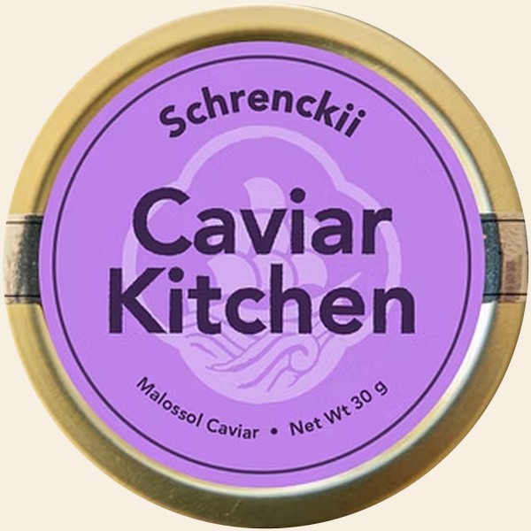 Schrenckii caviar tin